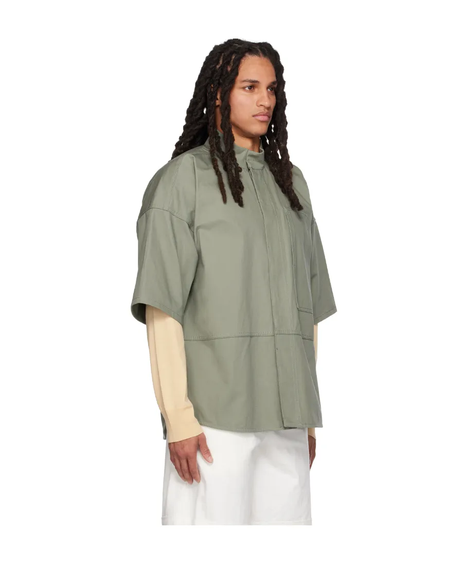Stitched High-Necked Shirt