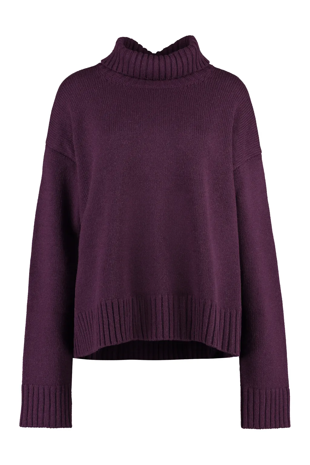 High-Neck Long-Sleeved Jumper