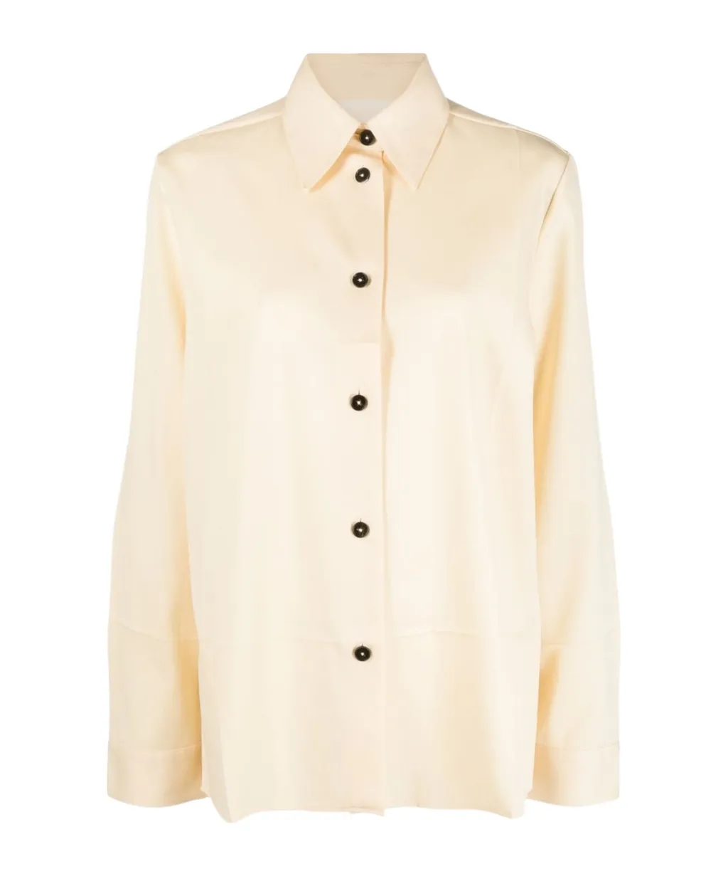 Buttoned Long-Sleeved Shirt