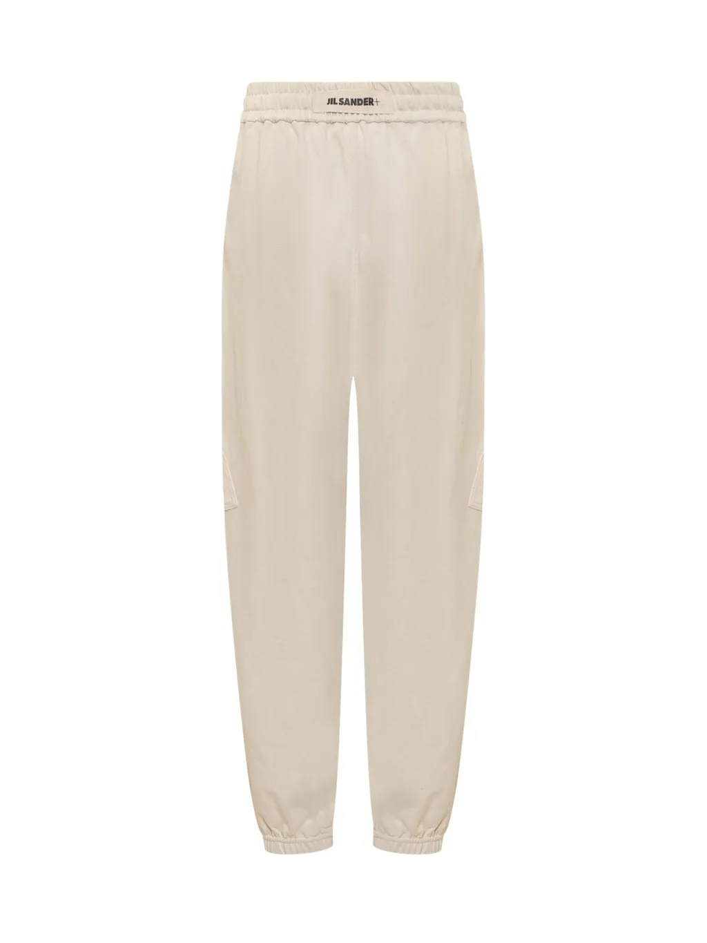 Logo Patch High Waist Pants