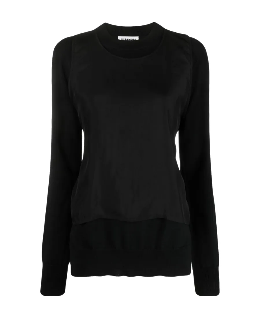 Layered Crew Neck Sweater