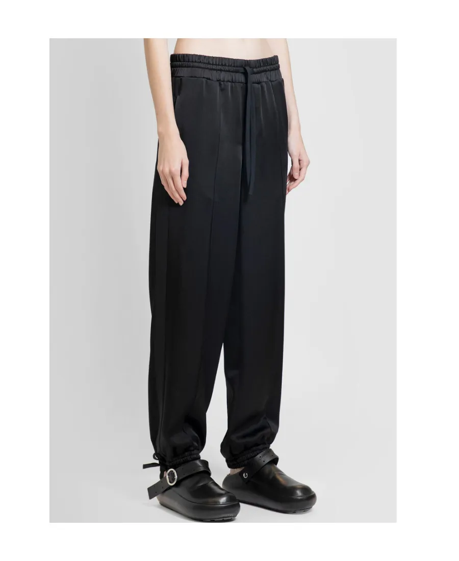 Mid-Rise Drawstring Trousers