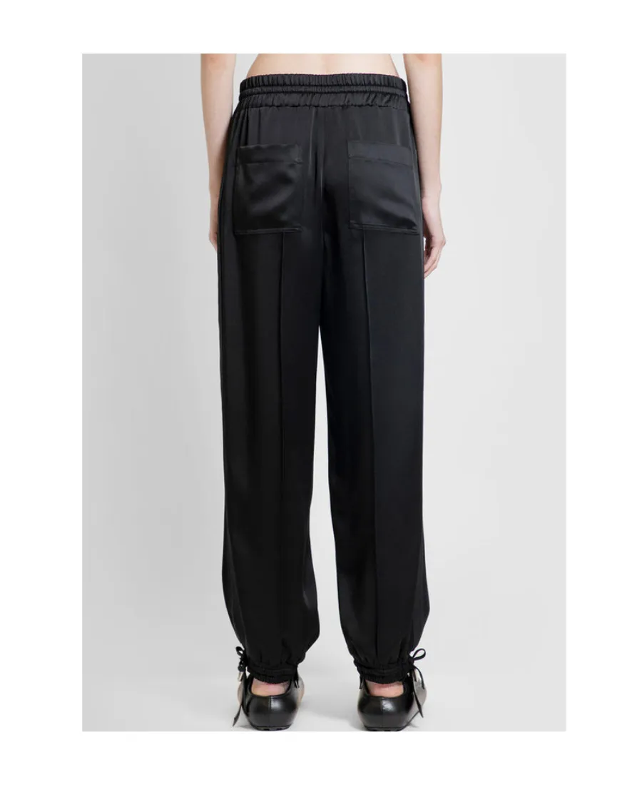 Mid-Rise Drawstring Trousers