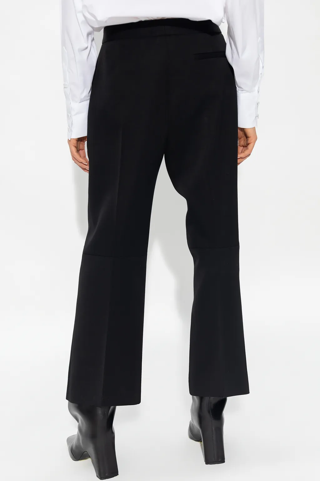 Belted Cropped Trousers