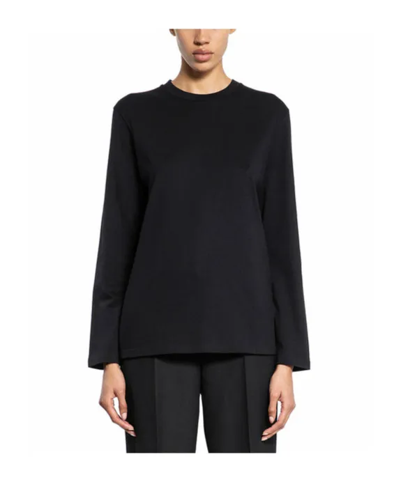 Logo Printed Long-Sleeved T-Shirt