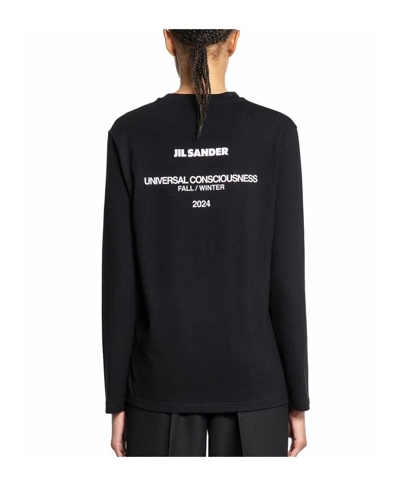 Logo Printed Long-Sleeved T-Shirt