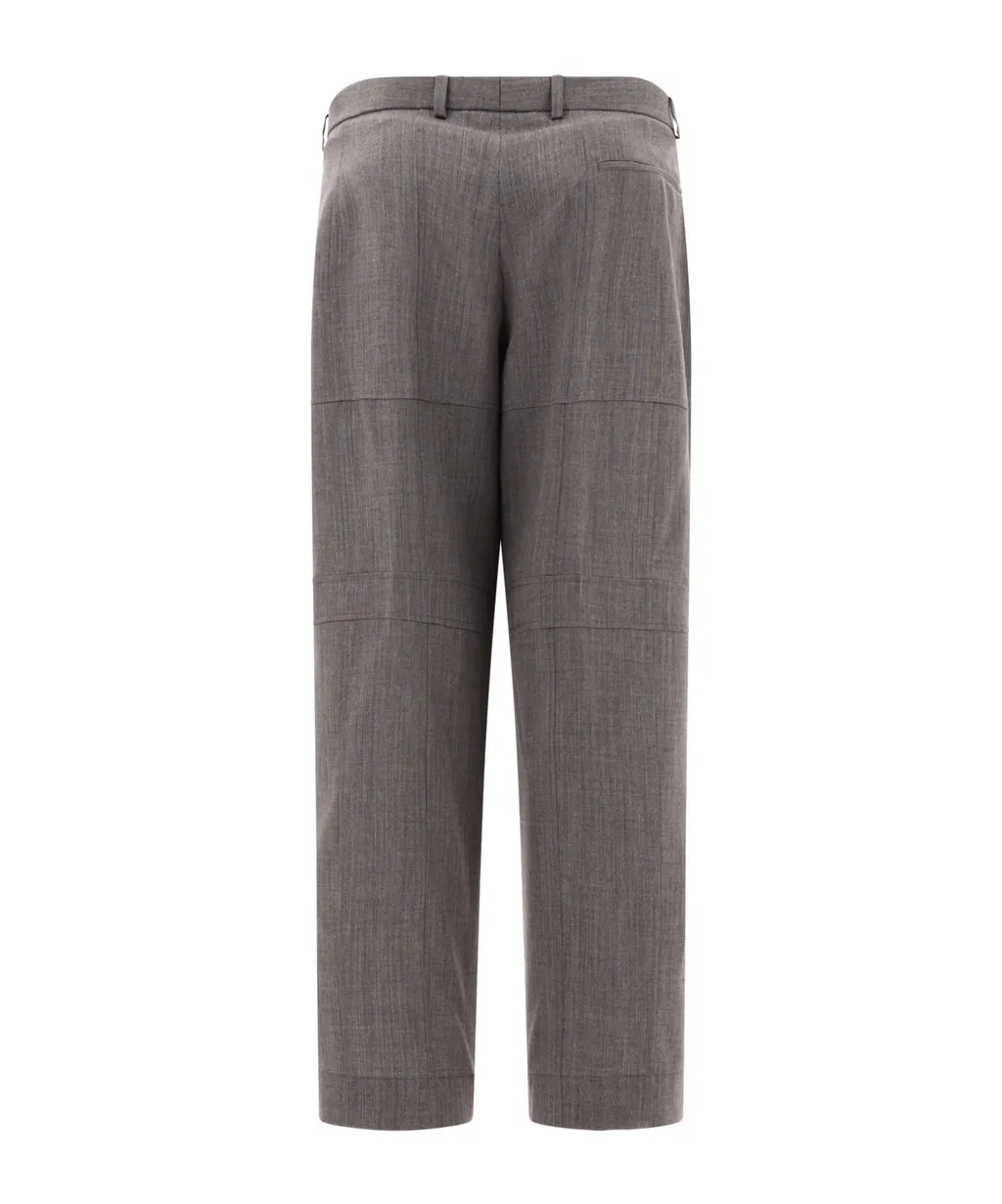 Straight-Leg Tailored Trousers