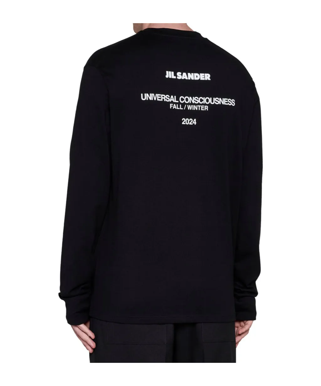 Logo Printed Long-Sleeved T-Shirt