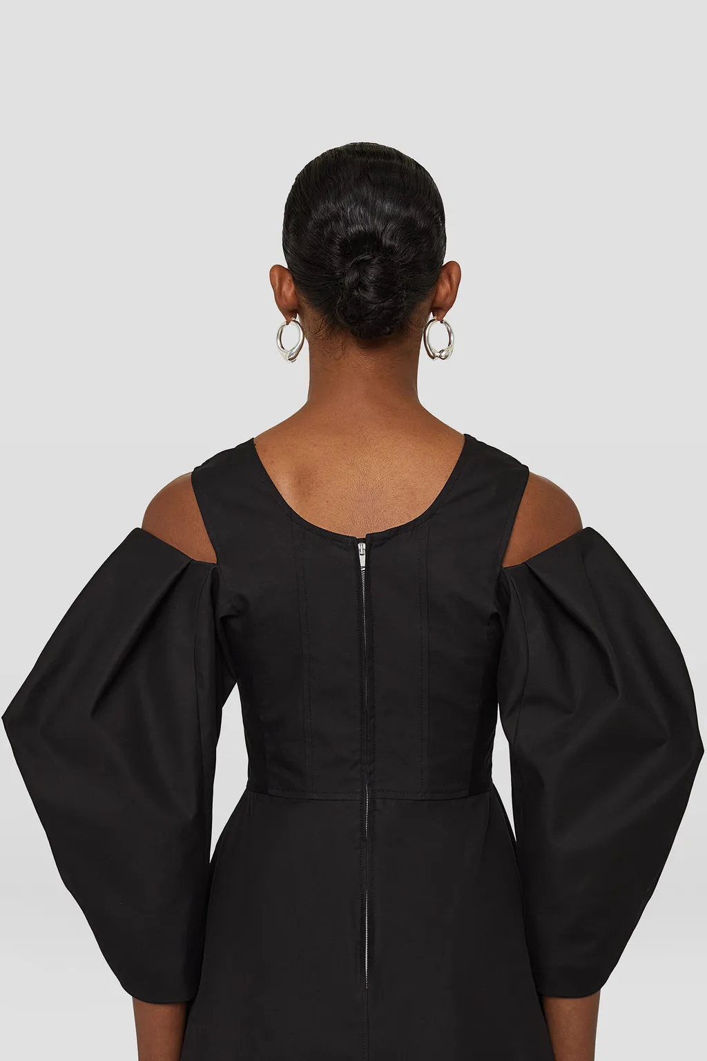 Cold-Shoulder Straight Hem Top