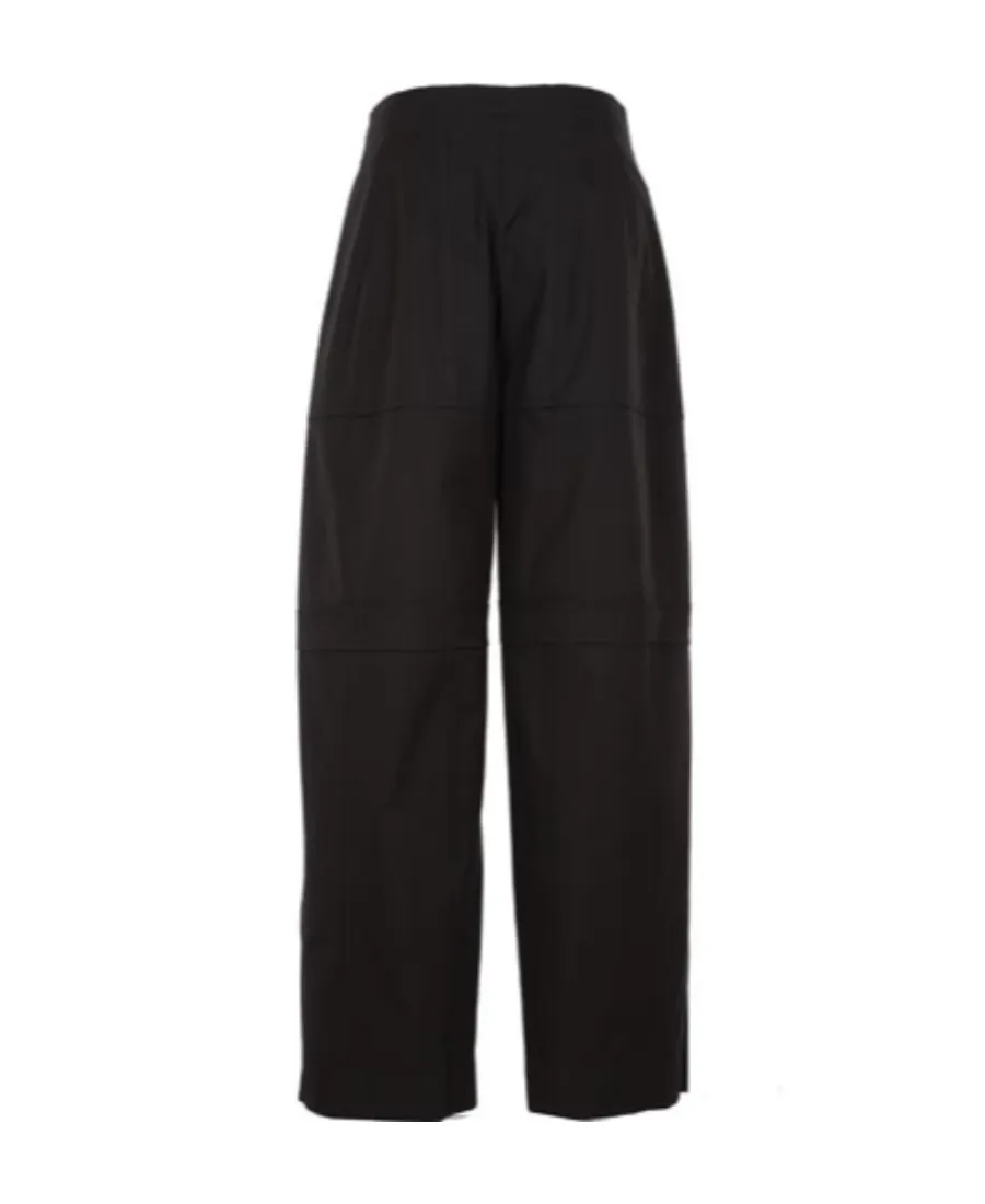 High Waist Straight Leg Trousers