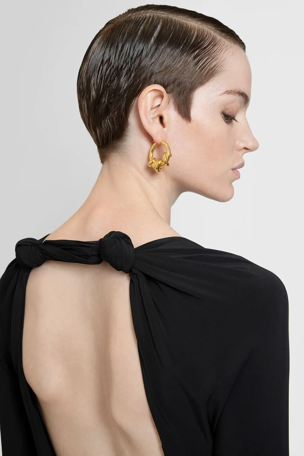 Open Back Flared Midi Dress