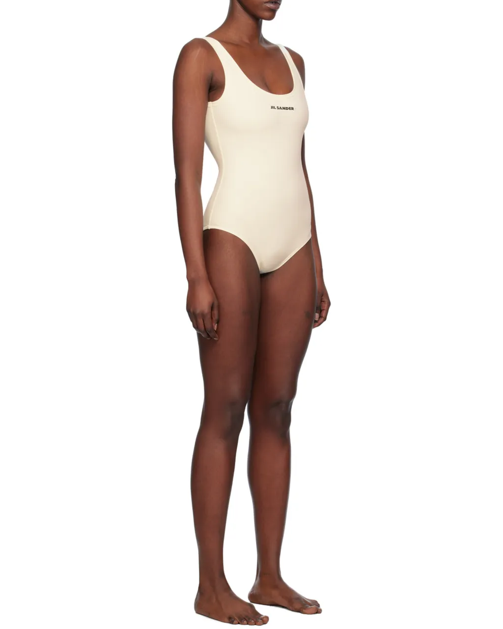 Logo Printed One-Piece Swimsuit
