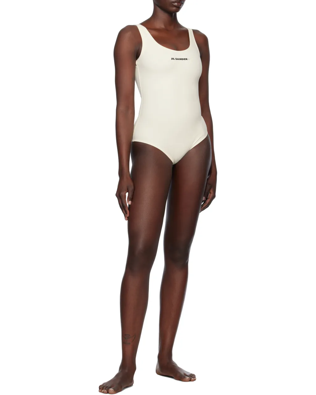 Logo Printed One-Piece Swimsuit