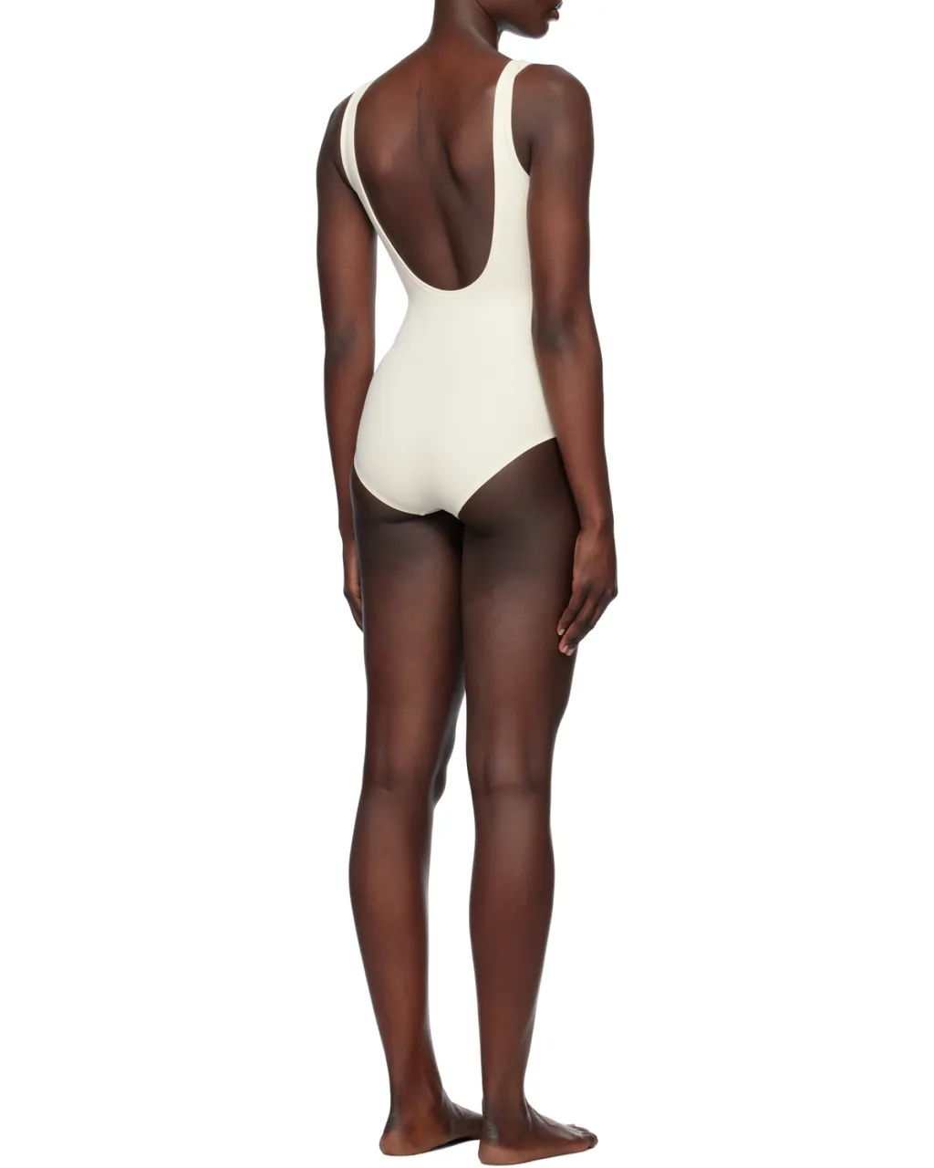 Logo Printed One-Piece Swimsuit
