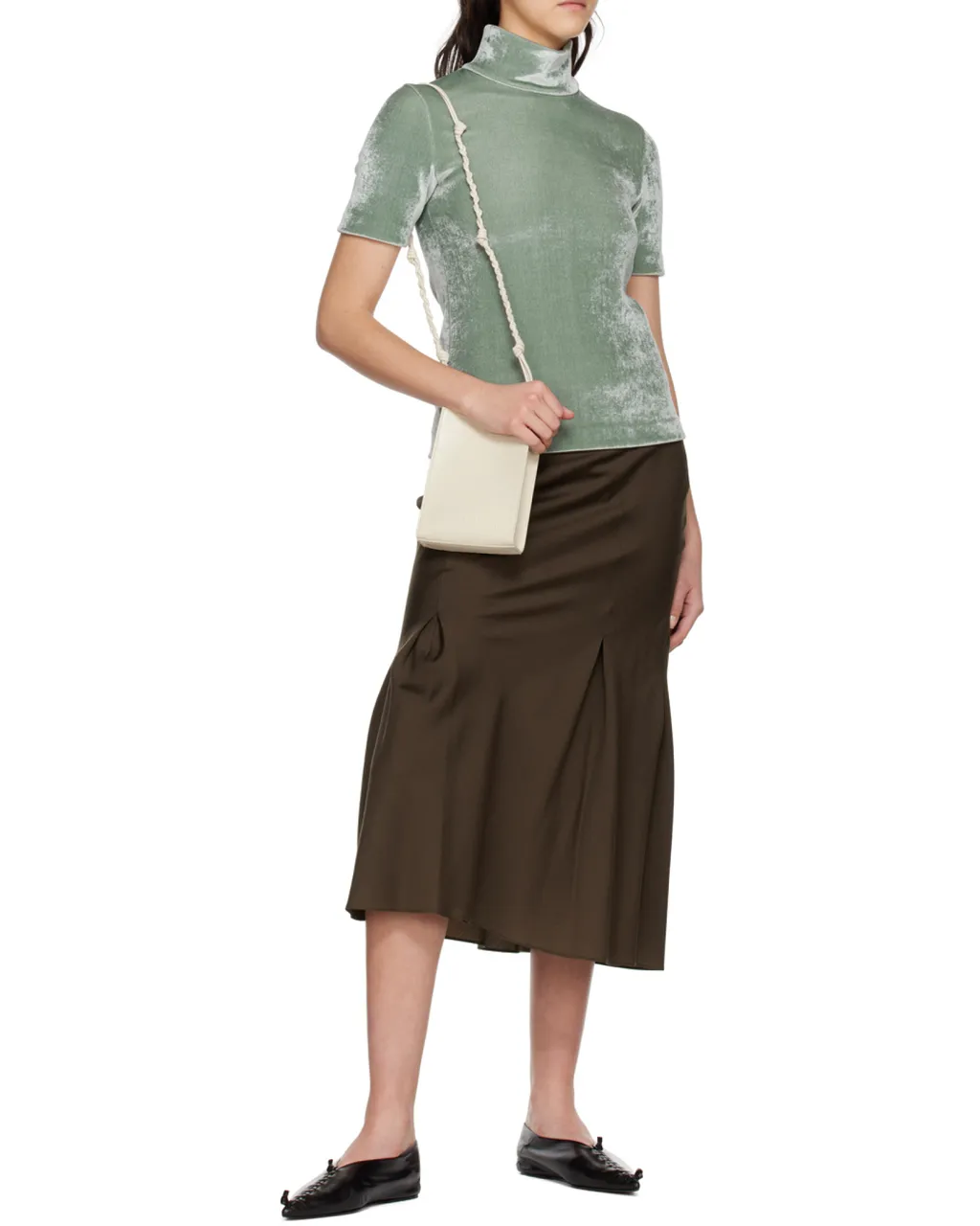 Logo Embossed Crossbody Bag