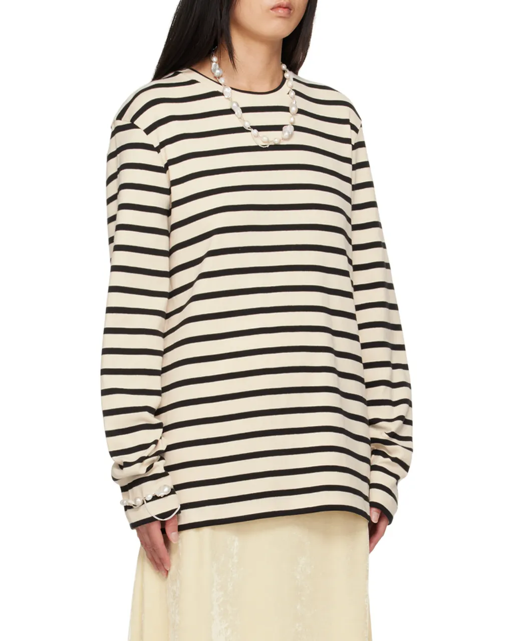 Striped Crewneck Sweatshirt