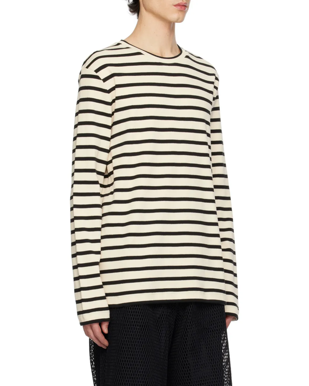 Striped Crewneck Sweatshirt