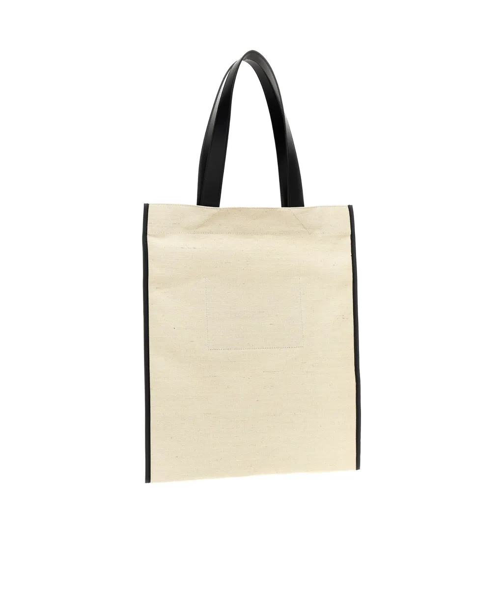 Logo Printed Medium Shopping Bag