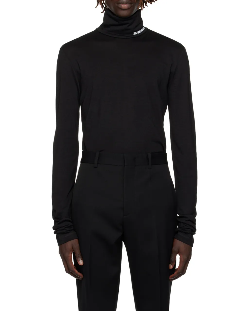 Long-Sleeved Logo-Printed Jumper