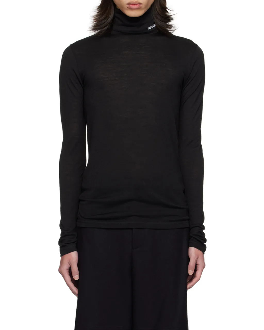 Long-Sleeved Logo-Printed Jumper