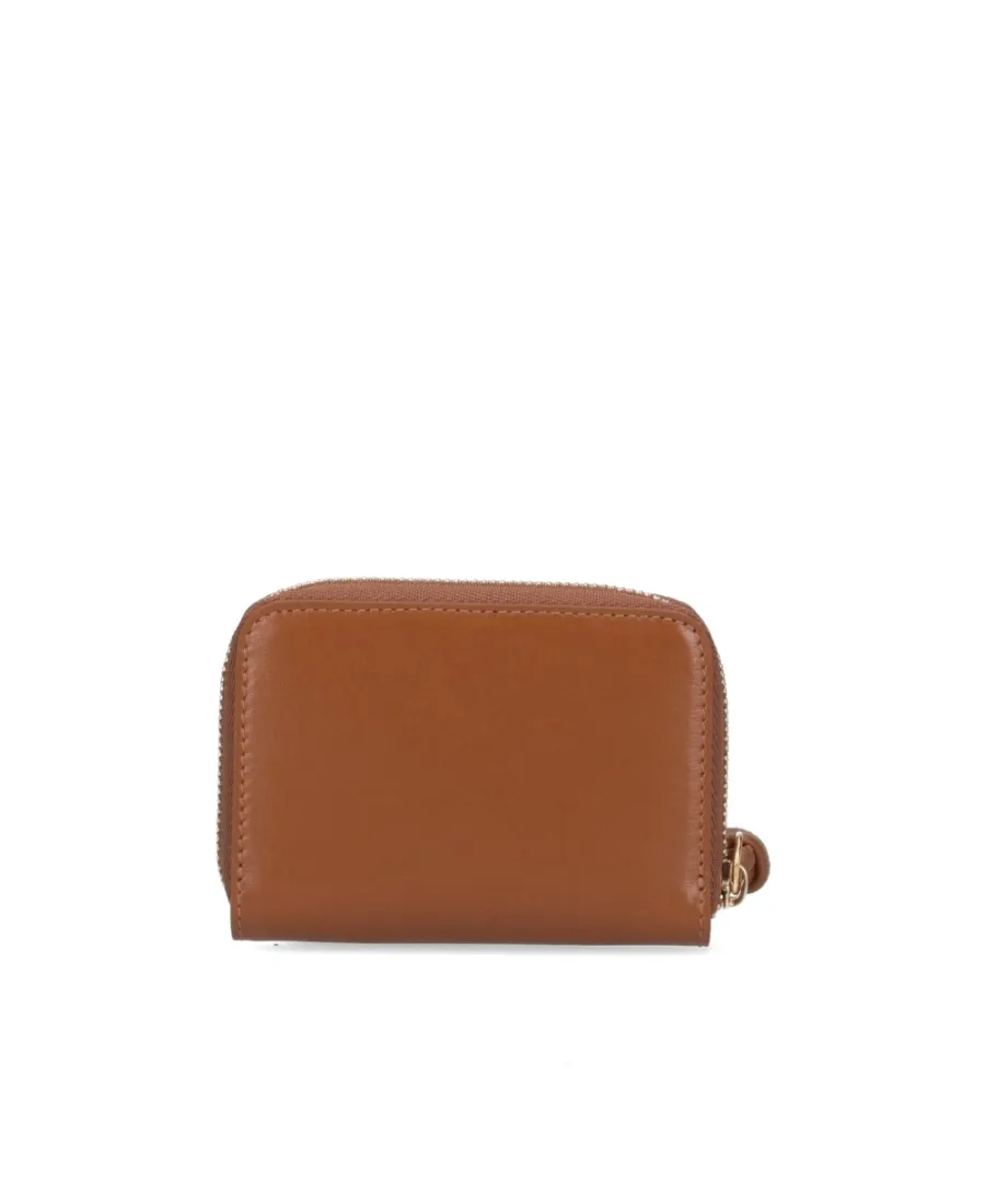 Logo-Plaque Zipped Wallet