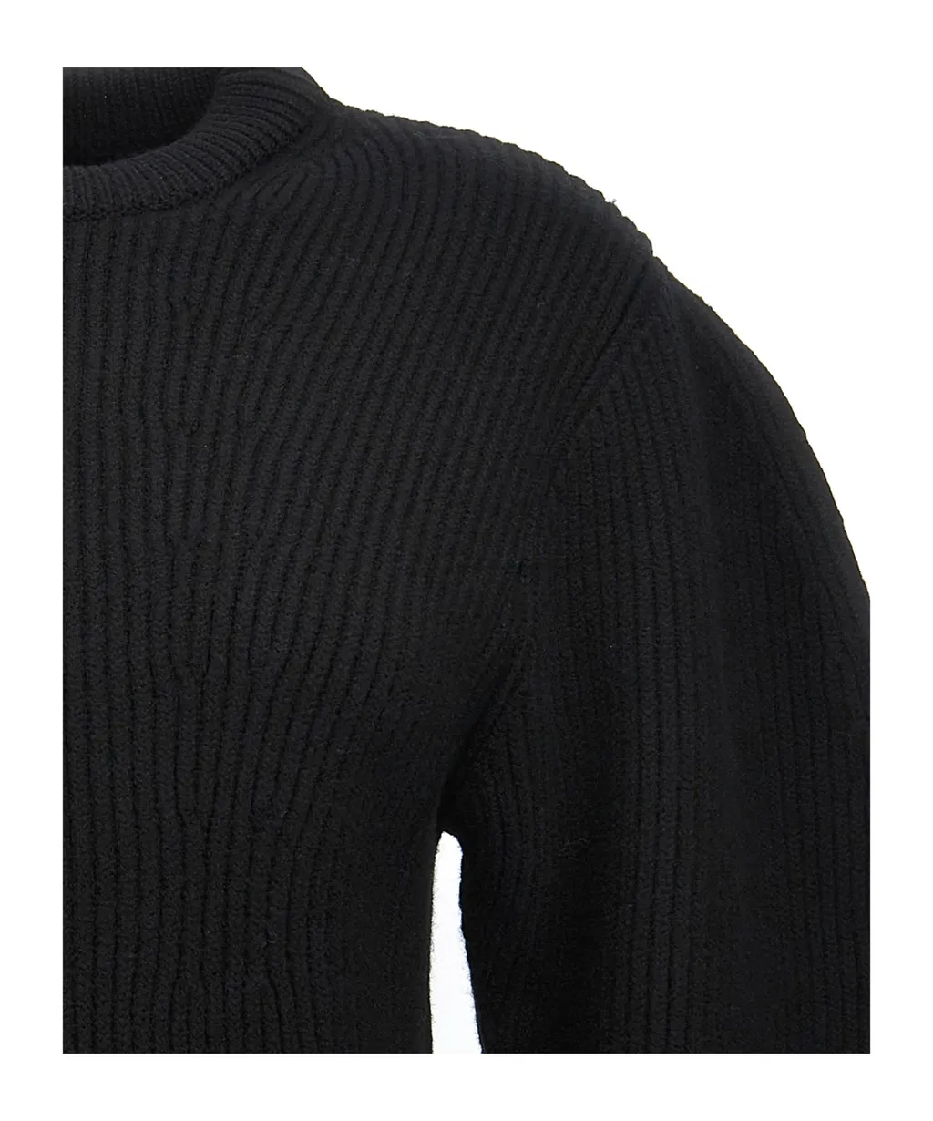 Crewneck Puff-Sleeved Jumper