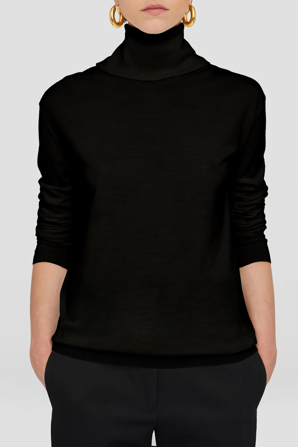 Roll-Neck Long Sleeved Sweater
