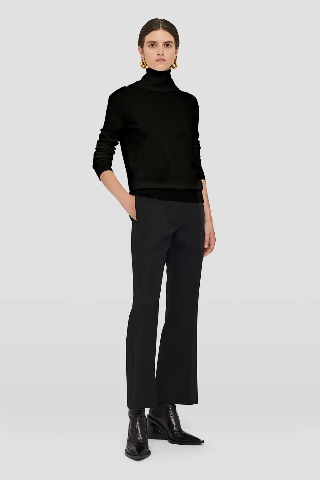 Roll-Neck Long Sleeved Sweater