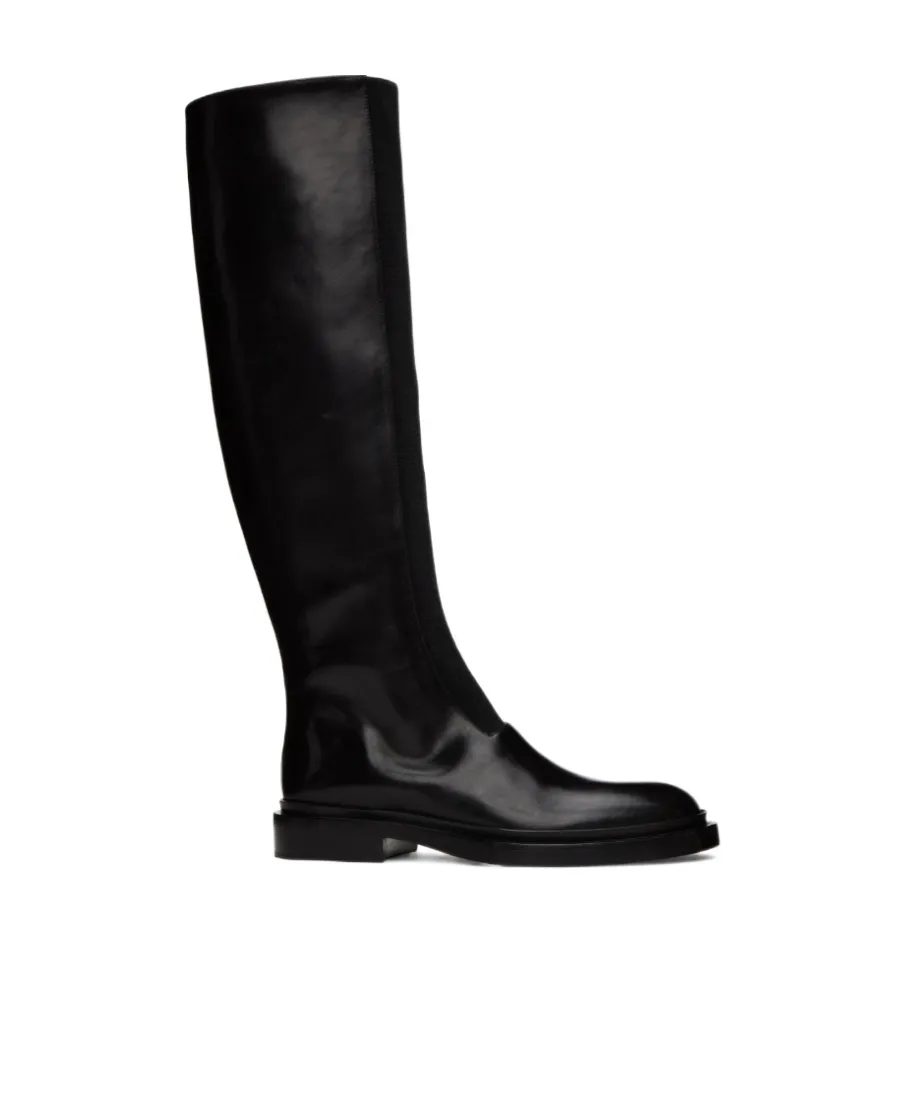 Knee-High Leather Boots