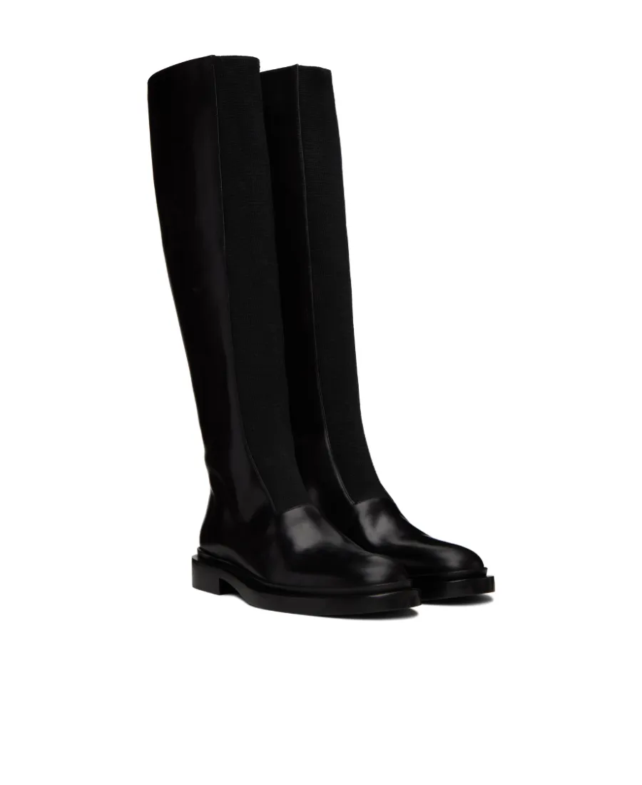 Knee-High Leather Boots