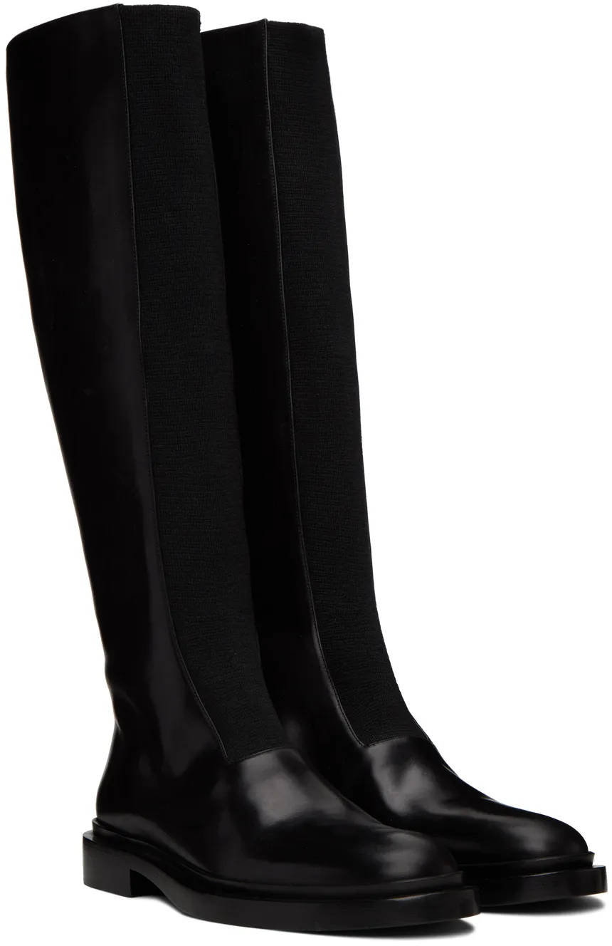 Knee-High Leather Boots