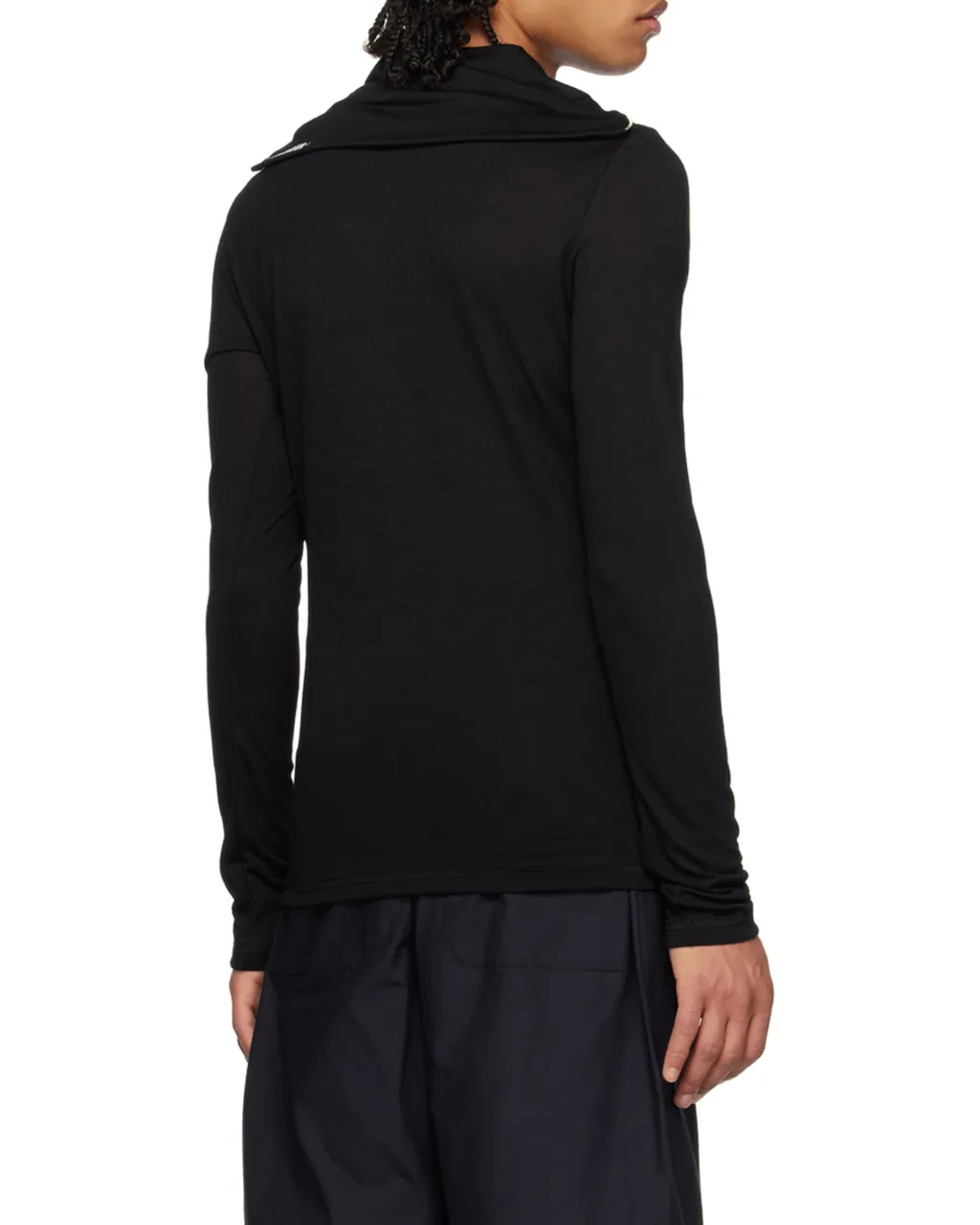 Zip Detailed Long-Sleeved Sweatshirt