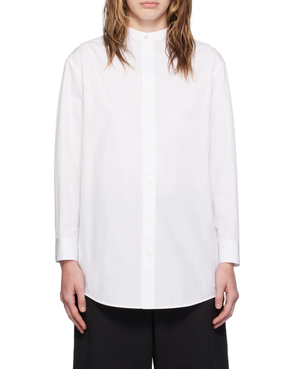 Buttoned Long-Sleeved Shirt