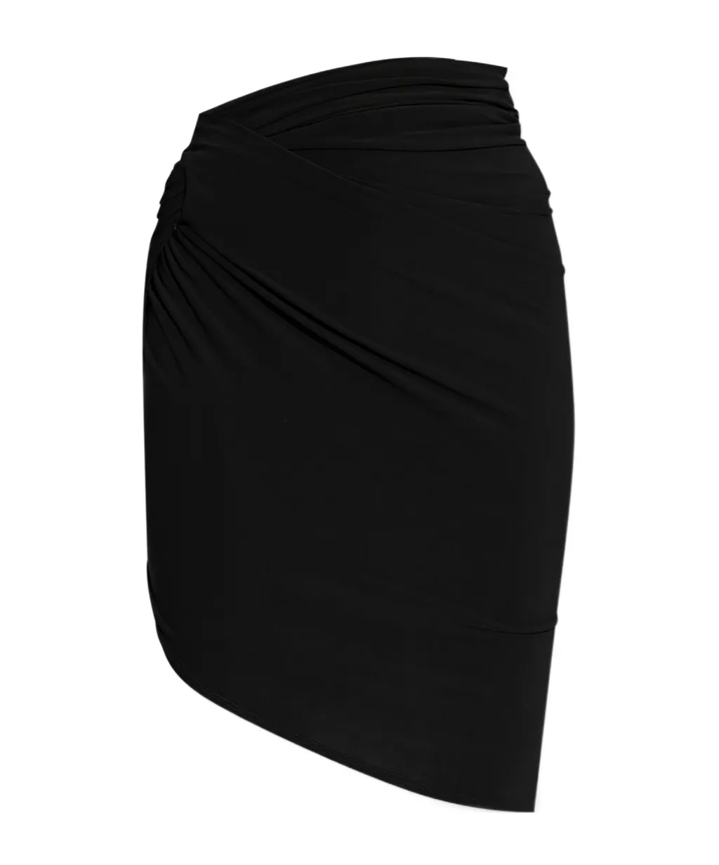 Draped Mini Skirt
