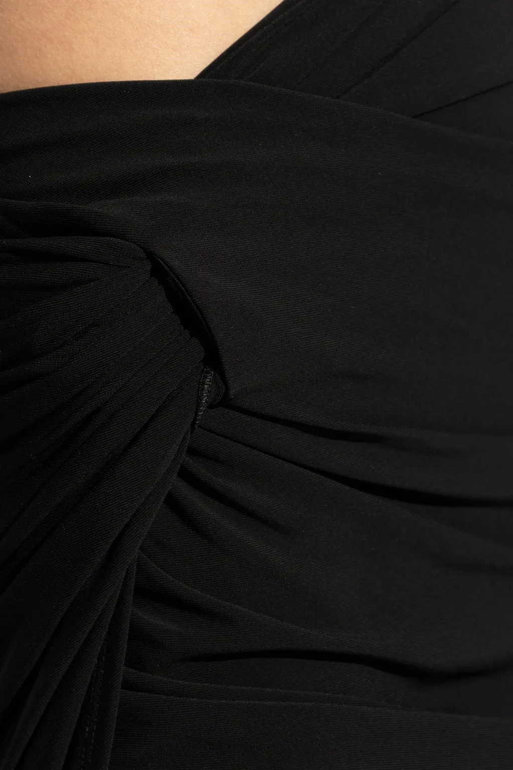 Draped Mini Skirt