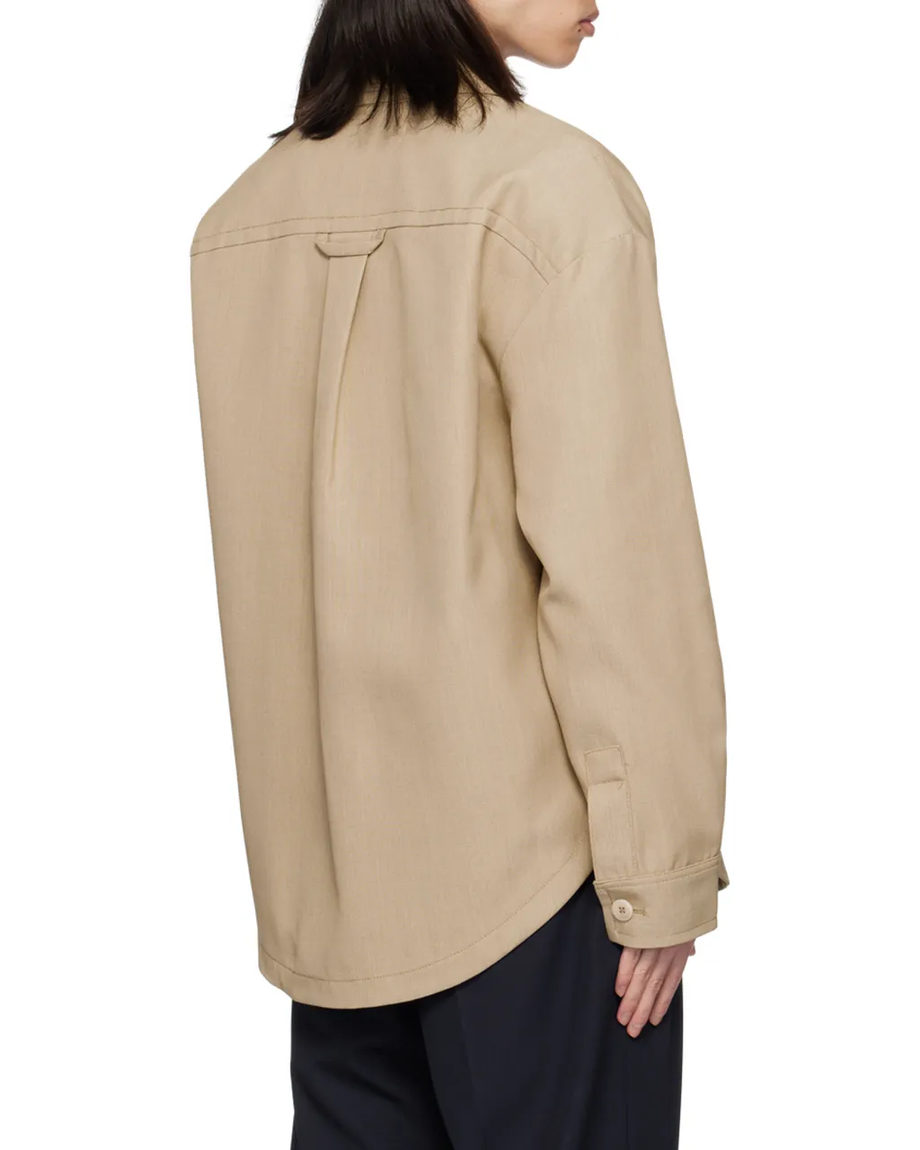 Zippered Shirt Jacket