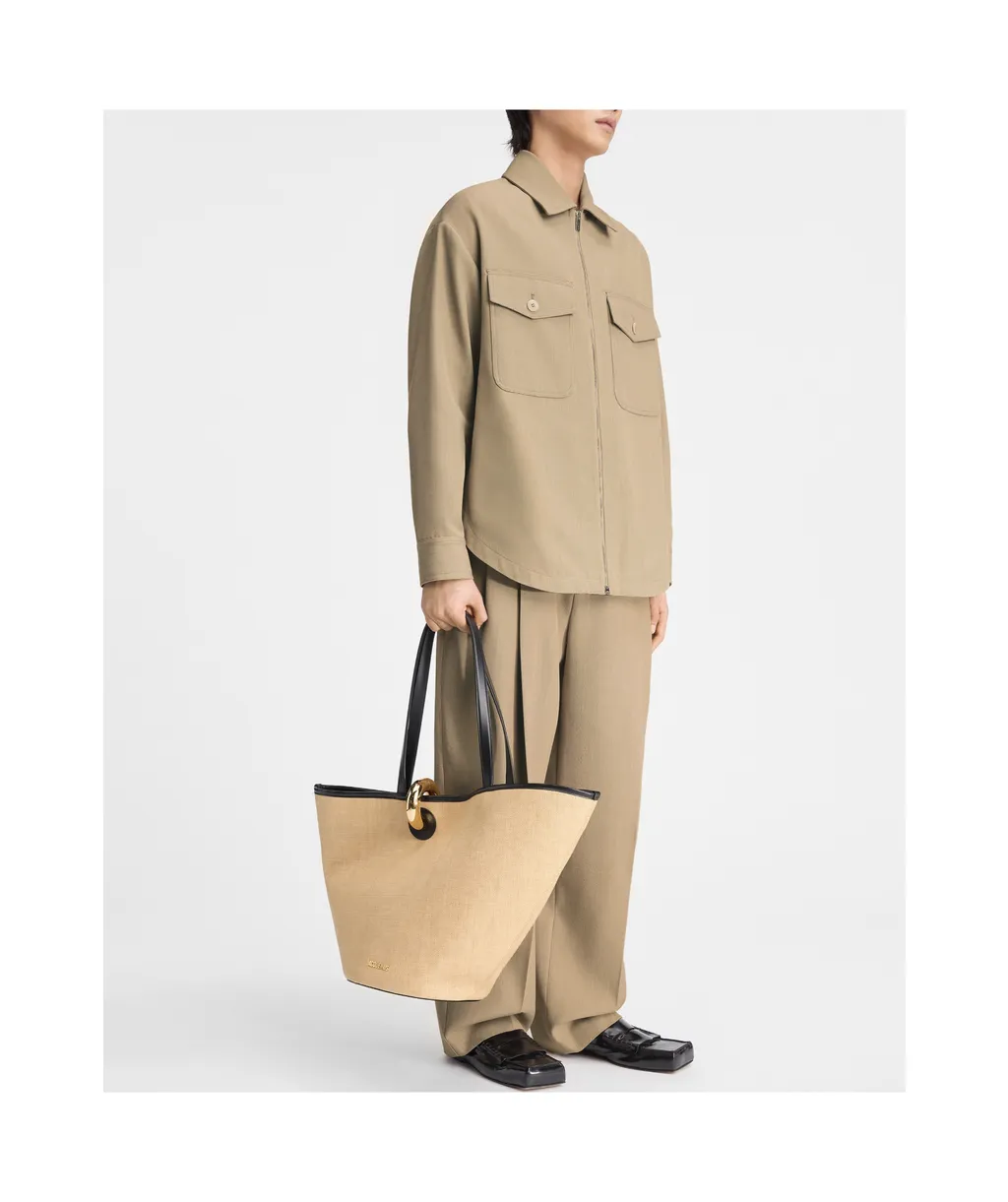 Zippered Shirt Jacket