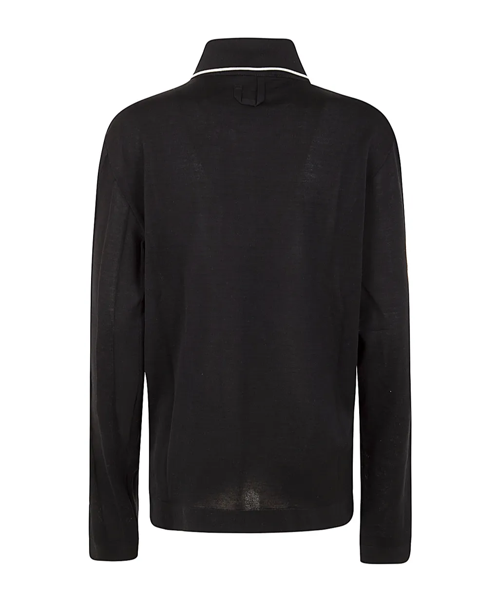 Le Polo Tricot Fine Knit Polo Shirt