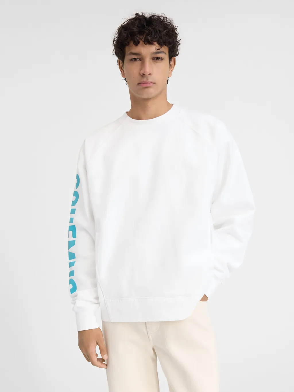 Logo Printed Crewneck Sweatshirt