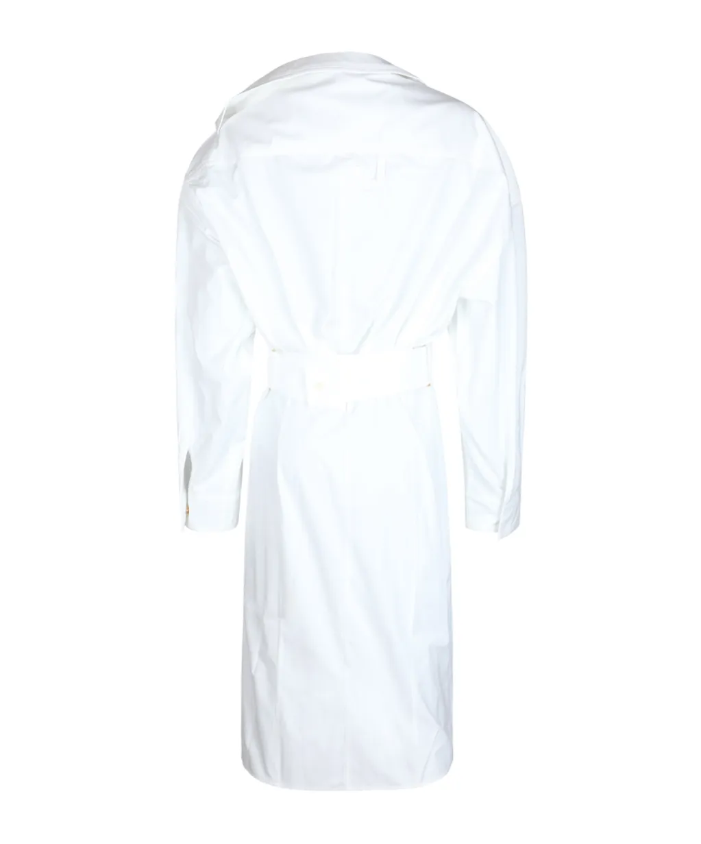 Asymmetric Shirt Dress