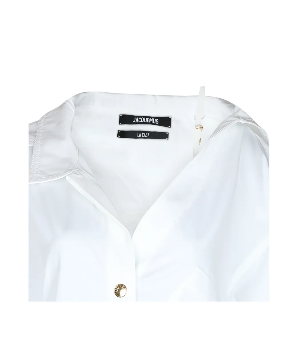 Asymmetric Shirt Dress