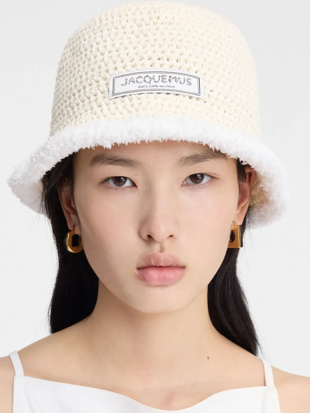 Le Bob Bordino Cable Knit Bucket Hat