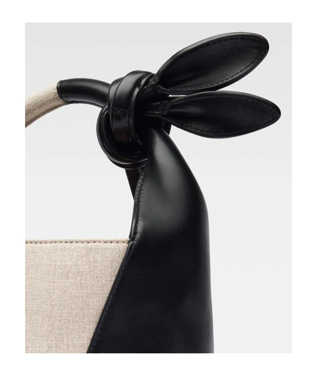 Panelled Top Handle Bag