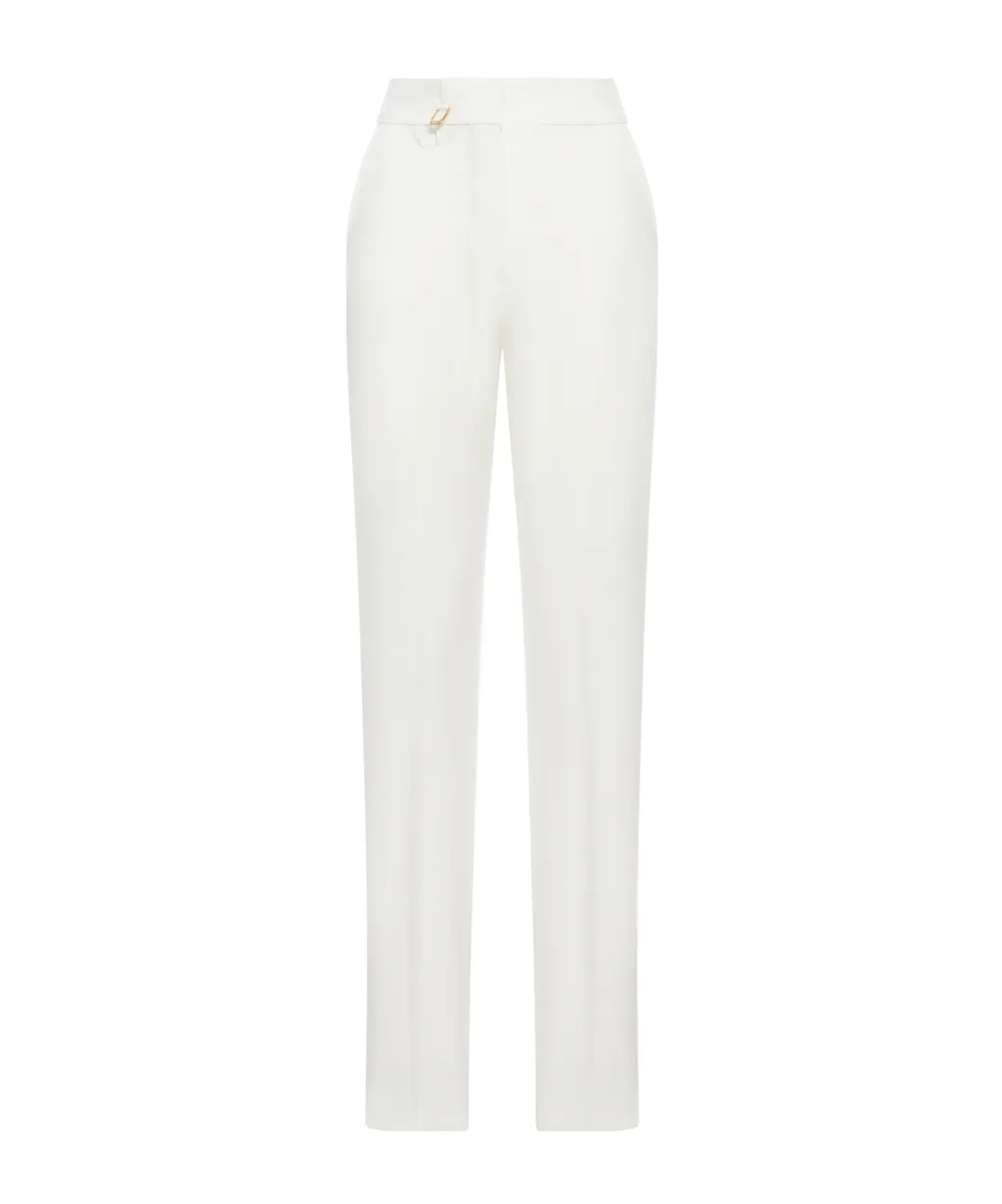 Creased Casual Pants