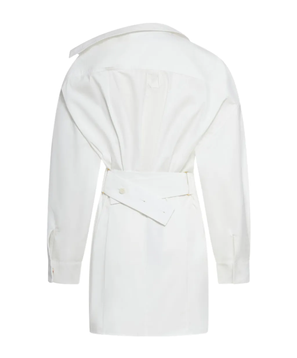 Asymmetric Shirt Dress