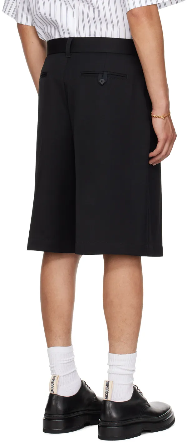 Wide Tailored Bermuda Shorts