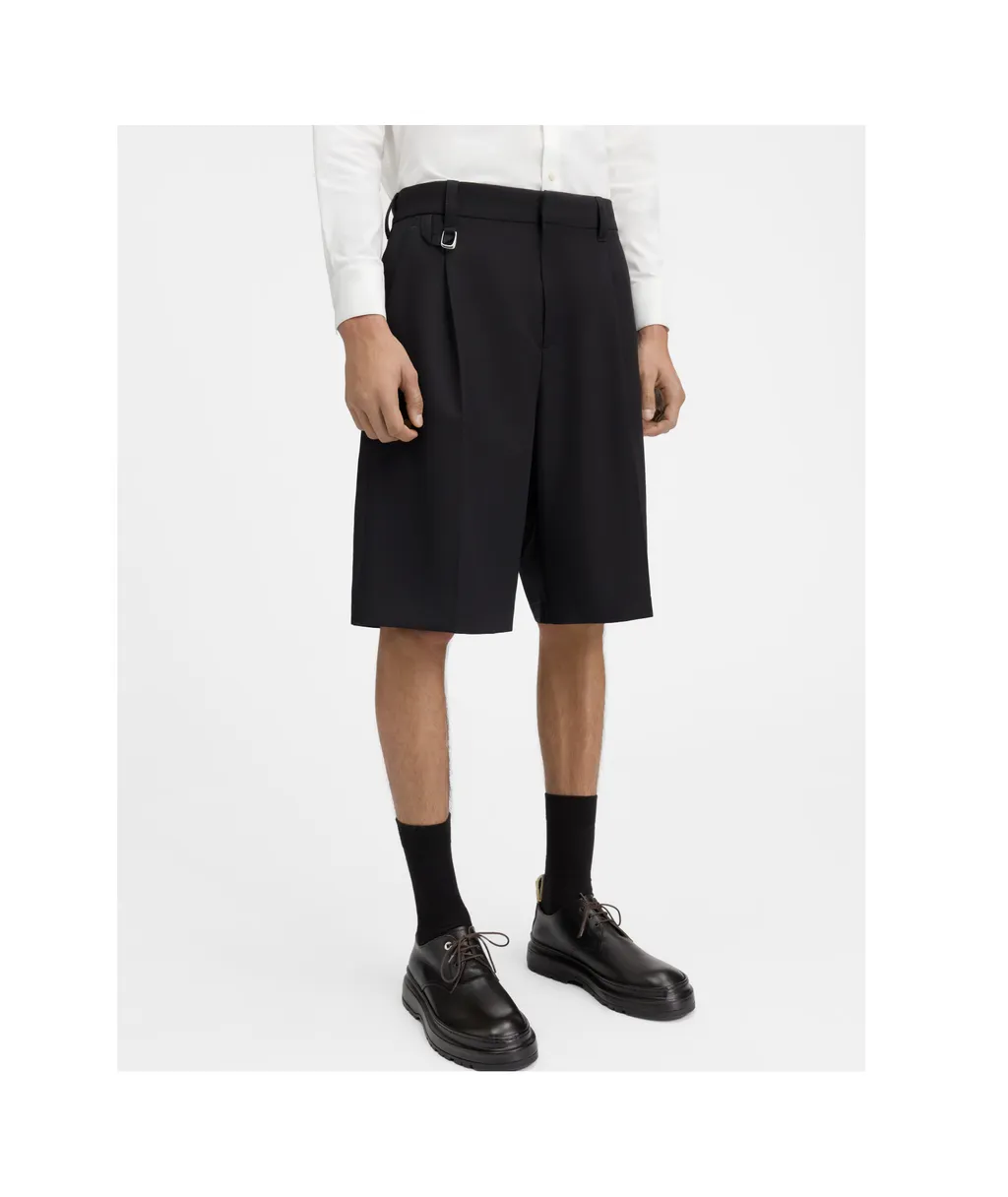 Wide Tailored Bermuda Shorts