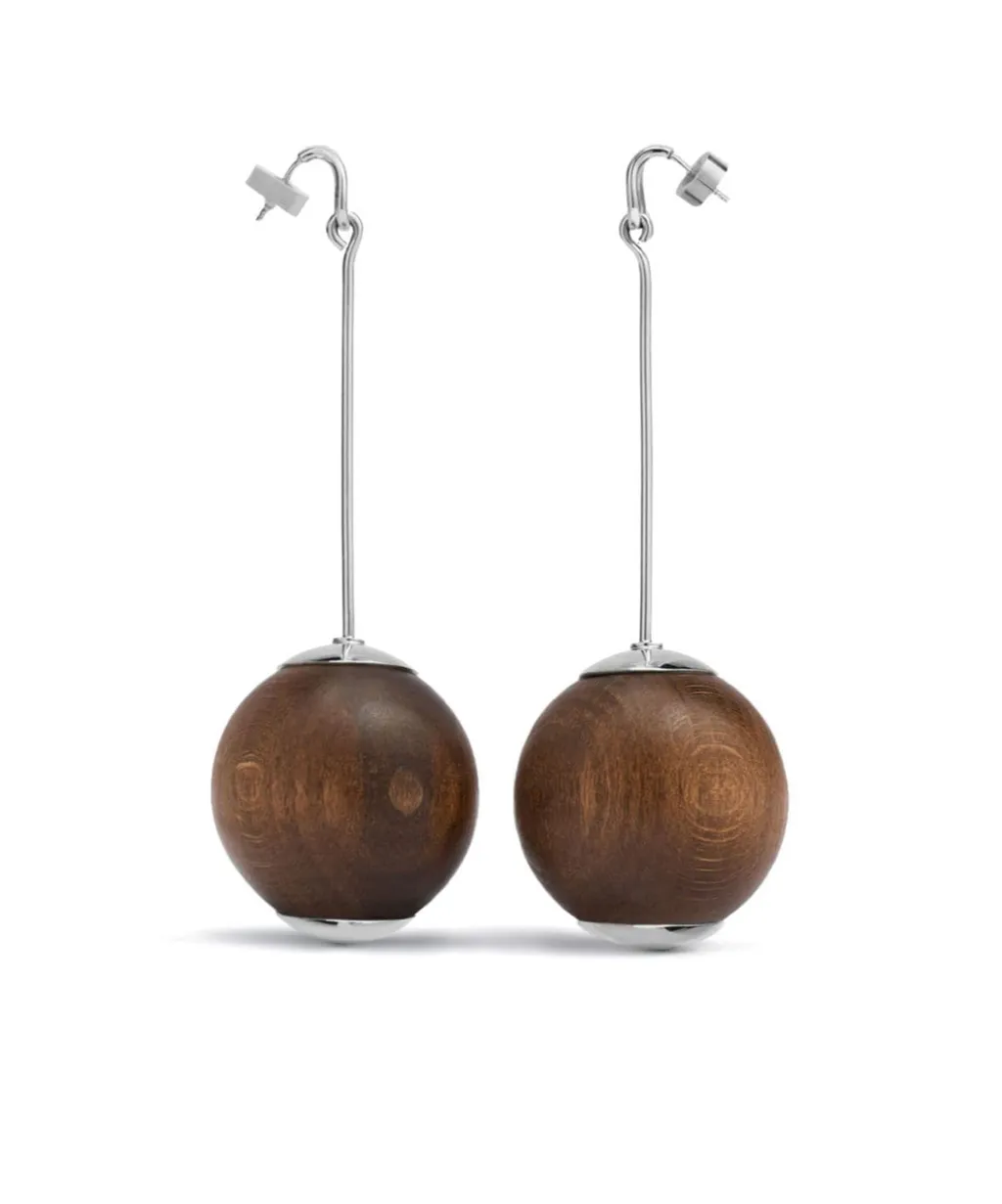 Dangling Ball Earrings