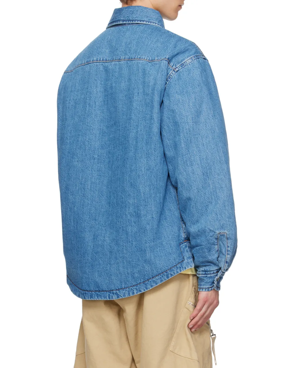 Logo Embroidered Denim Shirt