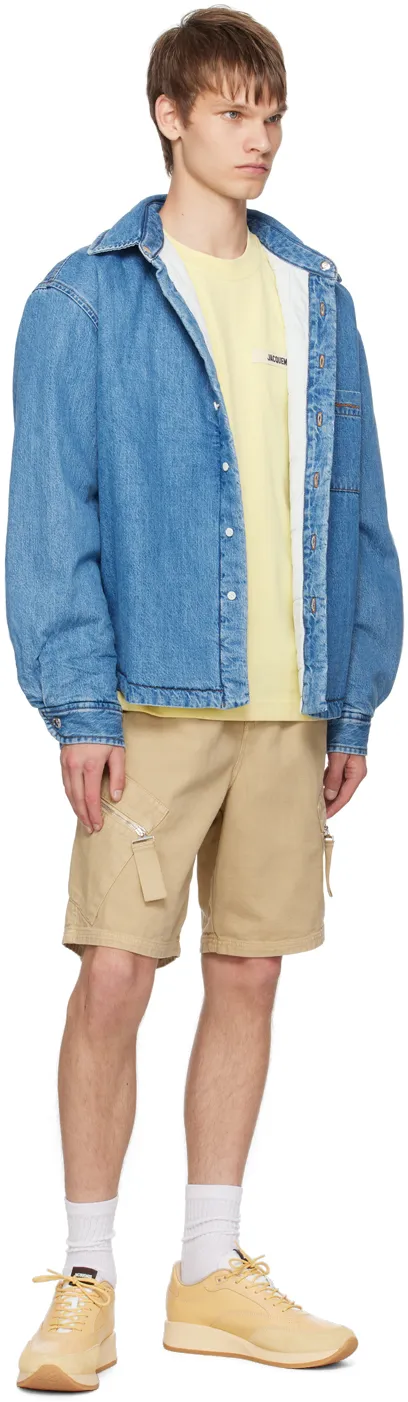 Logo Embroidered Denim Shirt